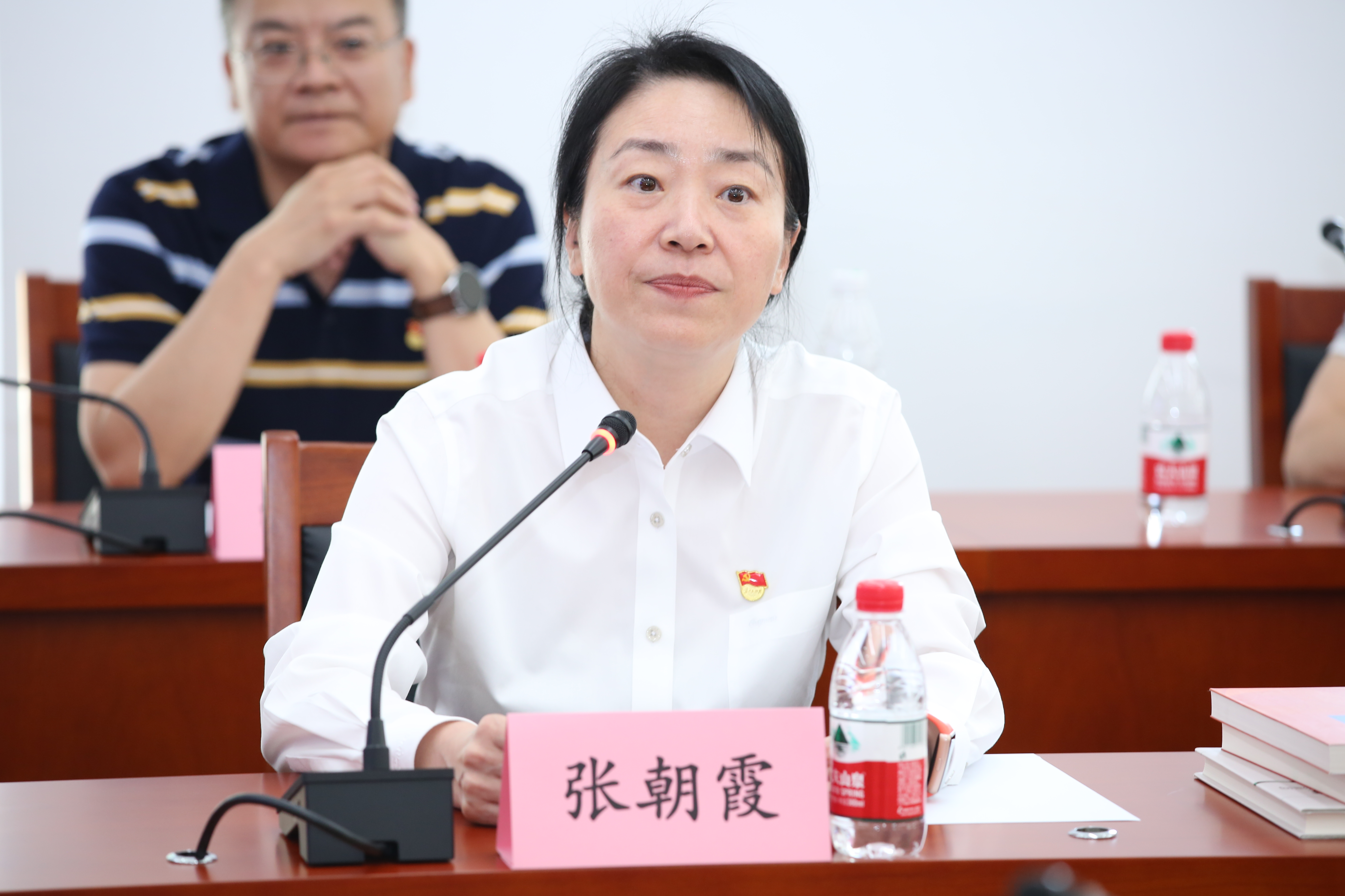 北京市第三中级人民法院院长张朝霞一行来访清华法学院开展座谈交流